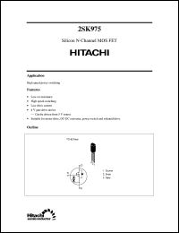 2SK975 Datasheet