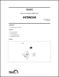 2SJ452 Datasheet