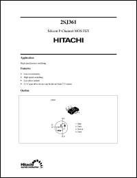 2SJ361 Datasheet
