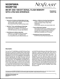 NX26F080A-3TI-R Datasheet