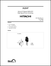 2SJ547 Datasheet