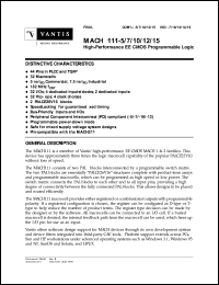 MACH111-5JC Datasheet