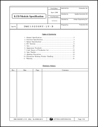 DMC16230NY-LY-B Datasheet