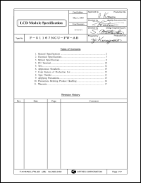 F-51167NCU-FW-AB Datasheet