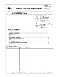 C-51452GNFJ-AA Datasheet