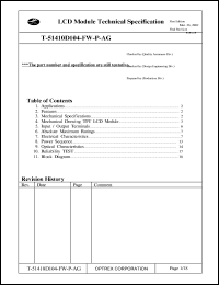 T-51410D104-FW-P-AD Datasheet