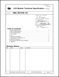 DMC-50218 Datasheet