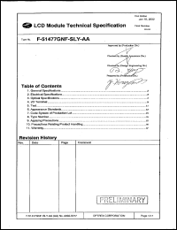F-51477GNF-SLY-AA Datasheet