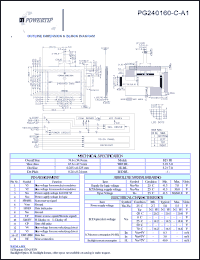 PG240160-C-A1 Datasheet