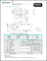 PG12232-C Datasheet
