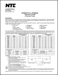 NTE834SM Datasheet