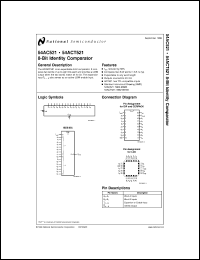 54ACT521MDA Datasheet