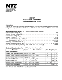 NTE107 Datasheet