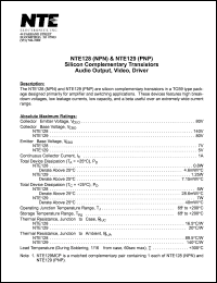NTE129 Datasheet