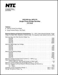 NTE167 Datasheet