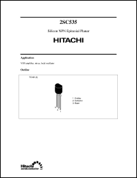2SC535 Datasheet