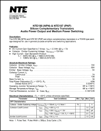 NTE196 Datasheet