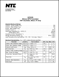 NTE229 Datasheet