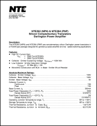 NTE263 Datasheet