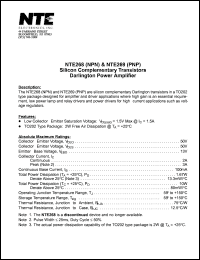 NTE268 Datasheet