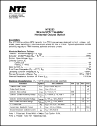 NTE283 Datasheet