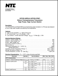 NTE30 Datasheet