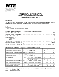 NTE294 Datasheet