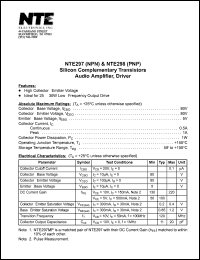 NTE298 Datasheet