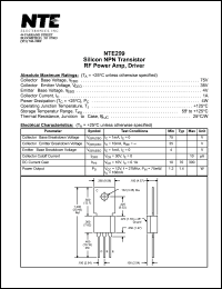 NTE299 Datasheet