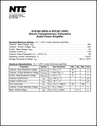 NTE300 Datasheet