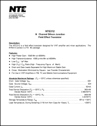 NTE312 Datasheet