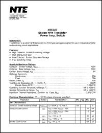NTE327 Datasheet