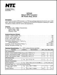 NTE345 Datasheet