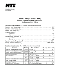 NTE373 Datasheet