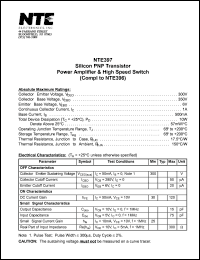 NTE397 Datasheet