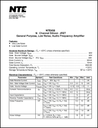 NTE458 Datasheet