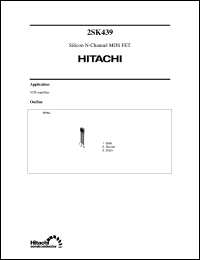2SK439 Datasheet