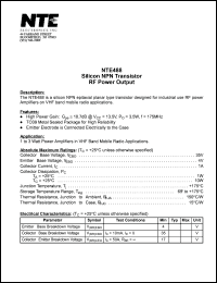 NTE488 Datasheet
