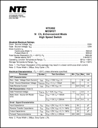 NTE492 Datasheet