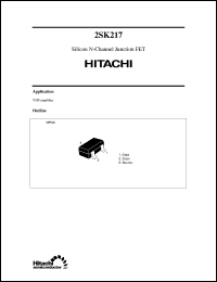 2SK217 Datasheet