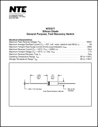 NTE577 Datasheet