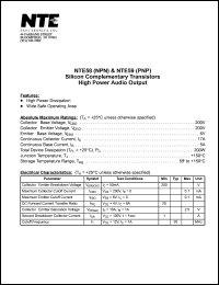 NTE59 Datasheet
