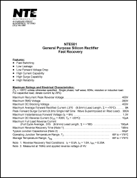 NTE581 Datasheet