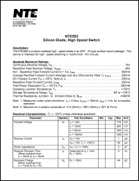NTE593 Datasheet