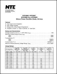 NTE6809E Datasheet