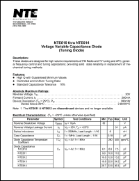 NTE612 Datasheet