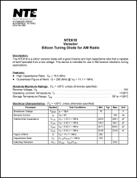 NTE618 Datasheet