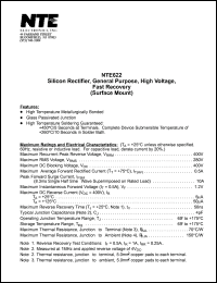 NTE622 Datasheet