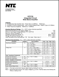 NTE726 Datasheet