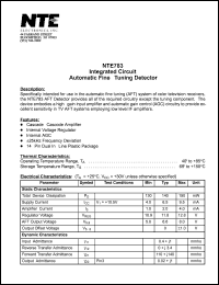 NTE783 Datasheet